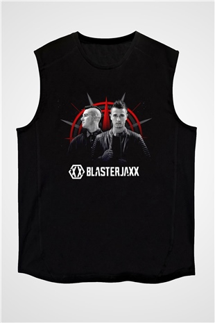 Blasterjaxx Siyah Unisex Kolsuz Tişört
