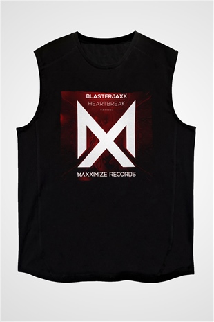 Blasterjaxx Siyah Unisex Kolsuz Tişört