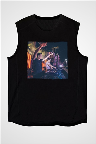 Blasterjaxx Siyah Unisex Kolsuz Tişört