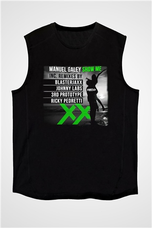 Blasterjaxx Siyah Unisex Kolsuz Tişört