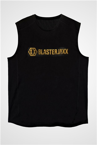 Blasterjaxx Siyah Unisex Kolsuz Tişört