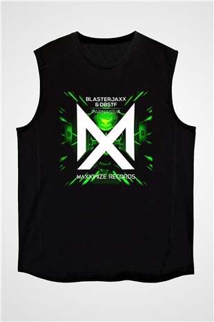 Blasterjaxx Siyah Unisex Kolsuz Tişört