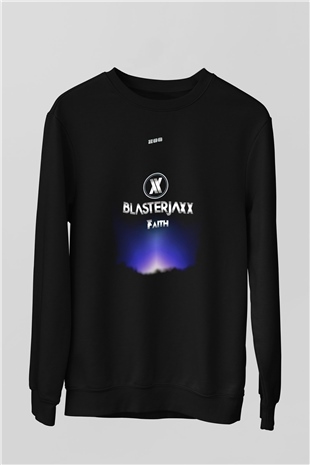 Blasterjaxx Siyah Unisex Sweatshirt