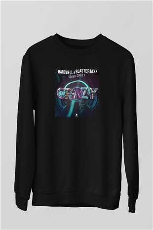 Blasterjaxx Siyah Unisex Sweatshirt