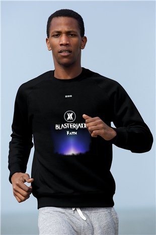 Blasterjaxx Siyah Unisex Sweatshirt