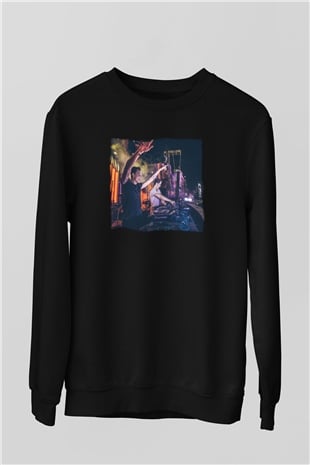 Blasterjaxx Siyah Unisex Sweatshirt