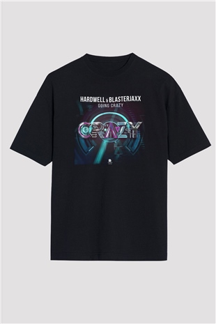 Blasterjaxx Siyah Oversize Tişört Oversize T-shirt - TişörtFabrikası