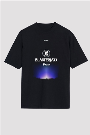 Blasterjaxx Siyah Oversize Tişört Oversize T-shirt - TişörtFabrikası