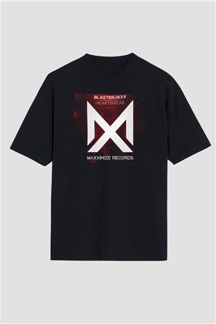 Blasterjaxx Siyah Oversize Tişört Oversize T-shirt - TişörtFabrikası