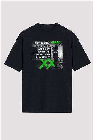 Blasterjaxx Siyah Oversize Tişört Oversize T-shirt - TişörtFabrikası