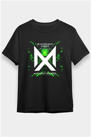 Blasterjaxx Siyah Unisex Tişört T-Shirt - TişörtFabrikası