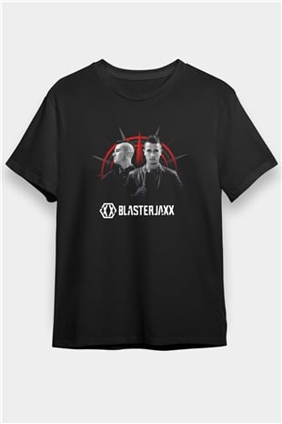 Blasterjaxx Siyah Unisex Tişört T-Shirt - TişörtFabrikası