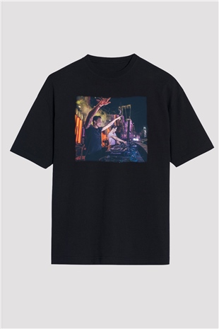 Blasterjaxx Siyah Oversize Tişört Oversize T-shirt - TişörtFabrikası
