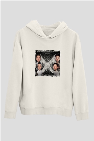 BlasterjaxxBaskılı Beyaz Hoodie