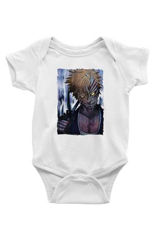 Bleach Baskılı Beyaz Unisex Bebek Body - Zıbın