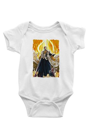 Bleach Baskılı Beyaz Unisex Bebek Body - Zıbın