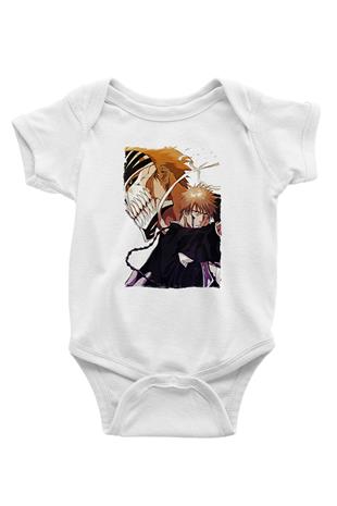 Bleach Baskılı Beyaz Unisex Bebek Body - Zıbın
