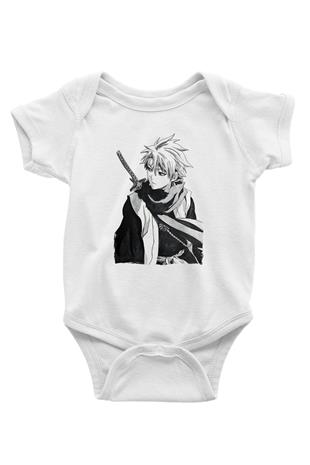 Bleach Baskılı Beyaz Unisex Bebek Body - Zıbın