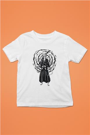 Bleach Baskılı Beyaz Unisex Beyaz Çocuk Tişört - Tshirt