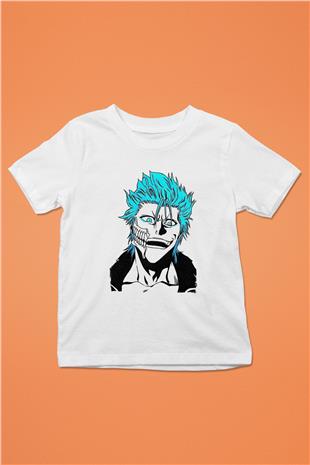 Bleach Baskılı Beyaz Unisex Beyaz Çocuk Tişört - Tshirt