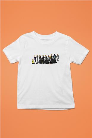Bleach Baskılı Beyaz Unisex Beyaz Çocuk Tişört - Tshirt