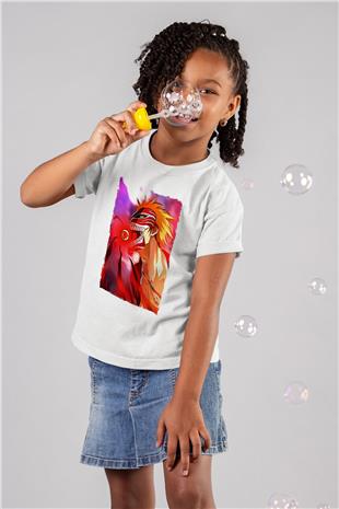 Bleach Baskılı Beyaz Unisex Beyaz Çocuk Tişört - Tshirt