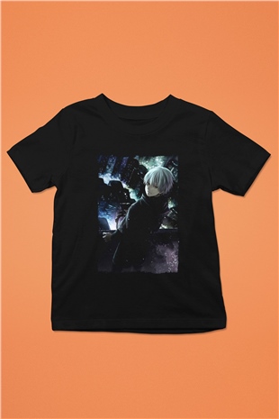 Bleach Baskılı Unisex Siyah Çocuk Tişört - Tshirt