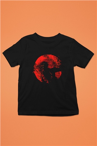 Bleach Baskılı Unisex Siyah Çocuk Tişört - Tshirt