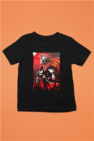 Bleach Baskılı Unisex Siyah Çocuk Tişört - Tshirt