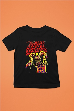 Bleach Baskılı Unisex Siyah Çocuk Tişört - Tshirt