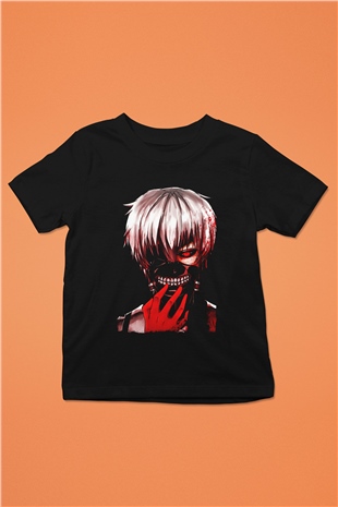 Bleach Baskılı Unisex Siyah Çocuk Tişört - Tshirt