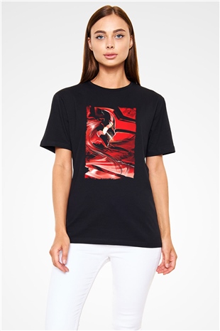 Bleach Baskılı Unisex Siyah Tişört - Tshirt