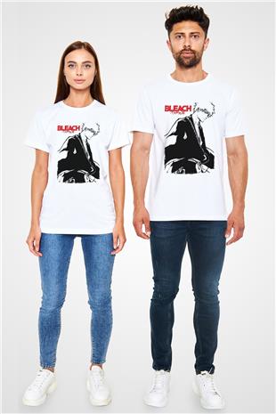 Bleach Unisex Baskılı Beyaz Tişört - Tshirt