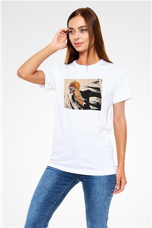 Bleach Unisex Baskılı Beyaz Tişört - Tshirt