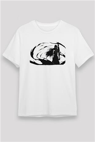 Bleach Unisex Baskılı Beyaz Tişört - Tshirt