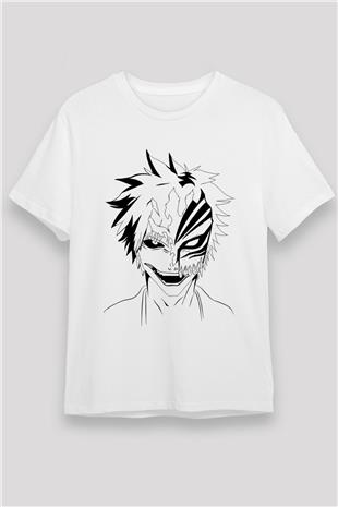 Bleach Unisex Baskılı Beyaz Tişört - Tshirt