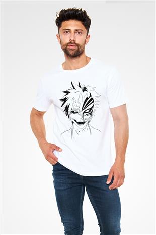 Bleach Unisex Baskılı Beyaz Tişört - Tshirt
