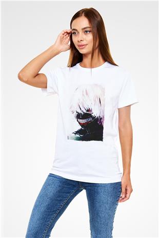 Bleach Unisex Baskılı Beyaz Tişört - Tshirt