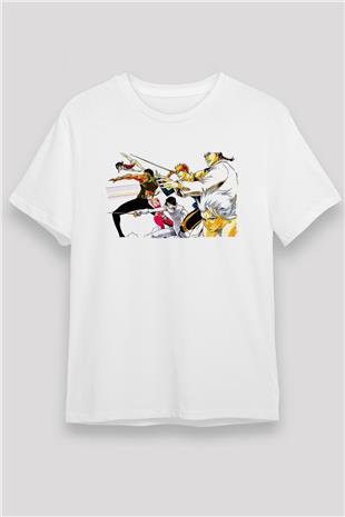 Bleach Unisex Baskılı Beyaz Tişört - Tshirt