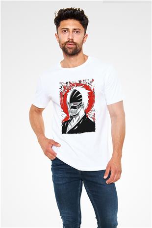 Bleach Unisex Baskılı Beyaz Tişört - Tshirt
