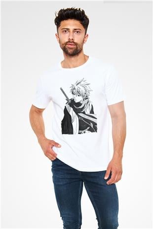 Bleach Unisex Baskılı Beyaz Tişört - Tshirt