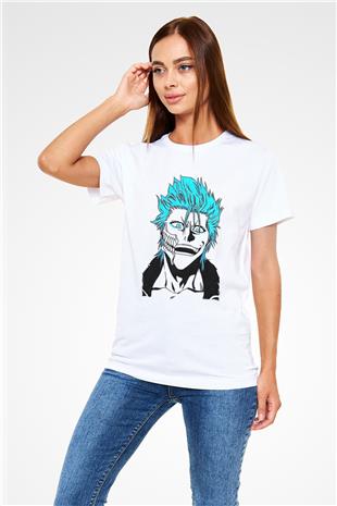 Bleach Unisex Baskılı Beyaz Tişört - Tshirt