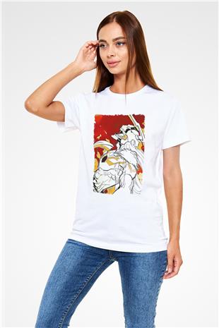 Bleach Unisex Baskılı Beyaz Tişört - Tshirt