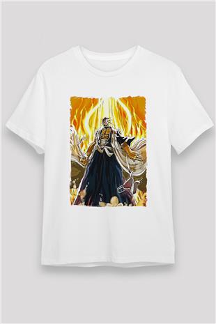 Bleach Unisex Baskılı Beyaz Tişört - Tshirt