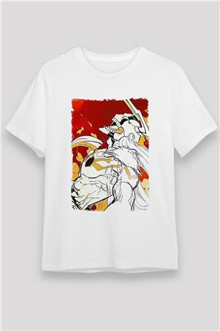Bleach Unisex Baskılı Beyaz Tişört - Tshirt