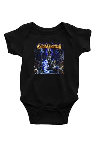 Blind Guardian Baskılı Siyah Bebek Body - Zıbın