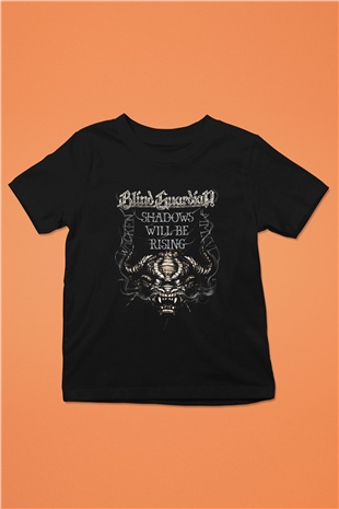 Blind Guardian Baskılı Siyah Unisex Çocuk Tişört