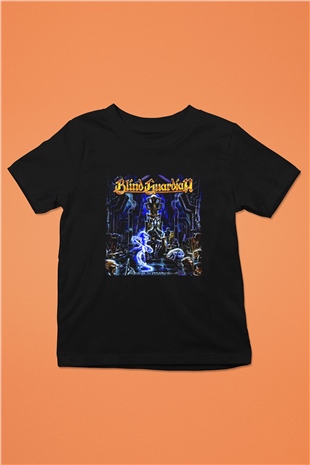 Blind Guardian Baskılı Siyah Unisex Çocuk Tişört