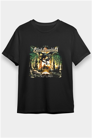Blind Guardian Baskılı Unisex Siyah Tişört