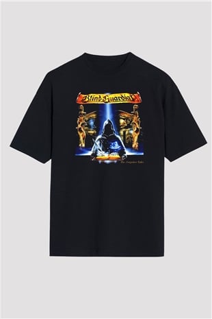Blind Guardian Siyah Unisex Oversize Tişört T-Shirt